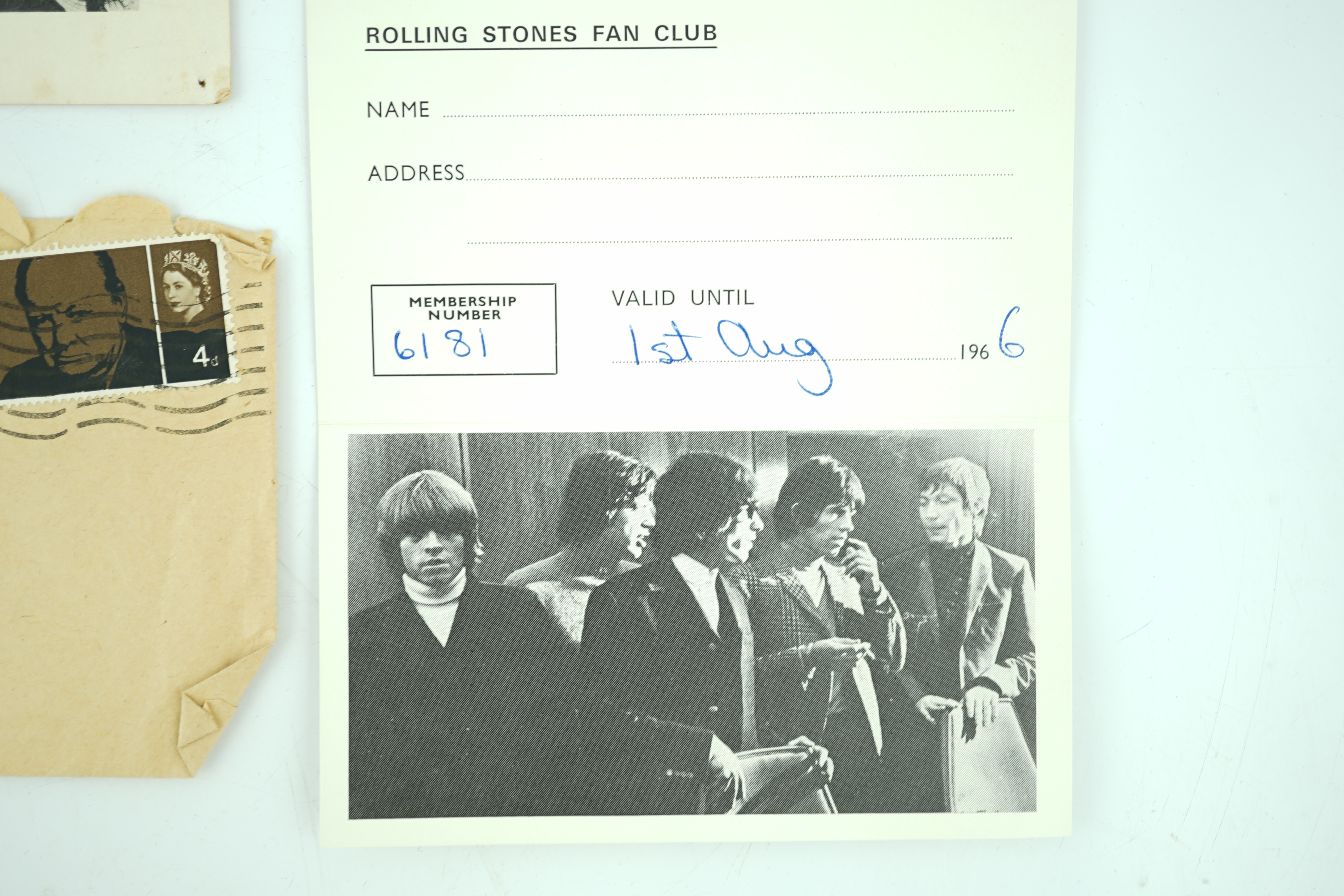 A Rolling Stones collection including autographs, all personally collected by the vendor in the mid-1960s